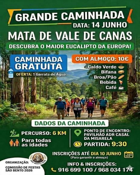 Grande Caminhada - Vale de Canas - 14 de junho