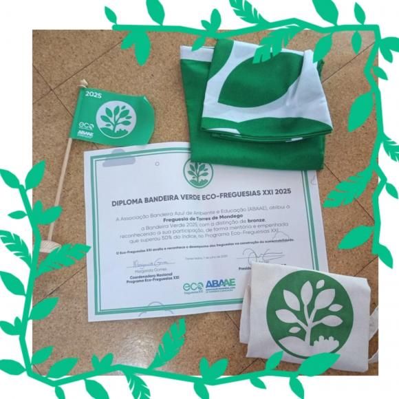 Freguesia de Torres do Mondego - Galard&atilde;o de Bronze - Eco-Freguesias XXI - 2025