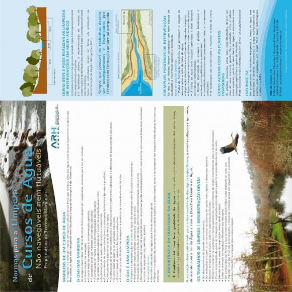 Limpeza e manuten&ccedil;&atilde;o de linhas de &aacute;gua - Folheto de normas e boas pr&aacute;ticas