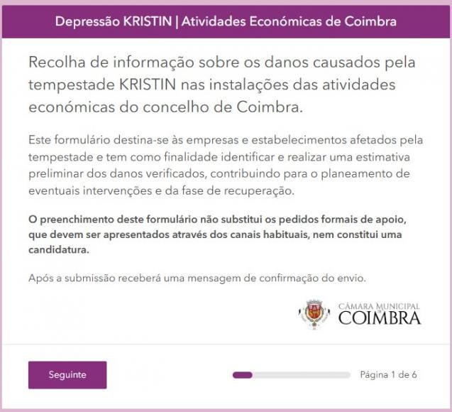 Levantamento de Danos - Tempestade Kristin