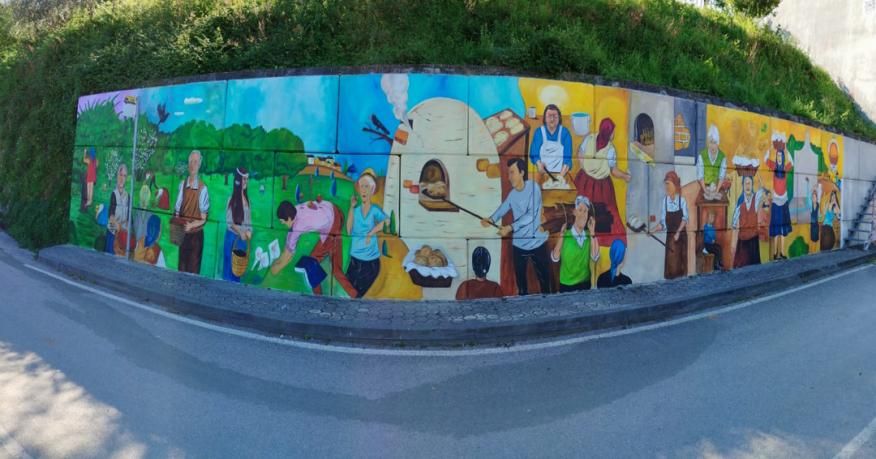 Um Tributo &agrave; Nossa Hist&oacute;ria: Mural das Carvalhosas