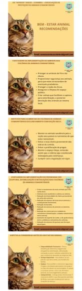 Recomenda&ccedil;&otilde;es que poder&atilde;o ajudar no bem estar dos animais.