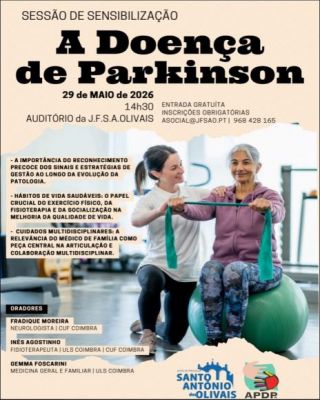 Sess&atilde;o de Sensibiliza&ccedil;&atilde;o: A Doen&ccedil;a de Parkinson