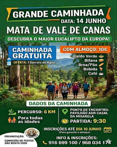 Grande Caminhada - Vale de Canas - 14 de junho