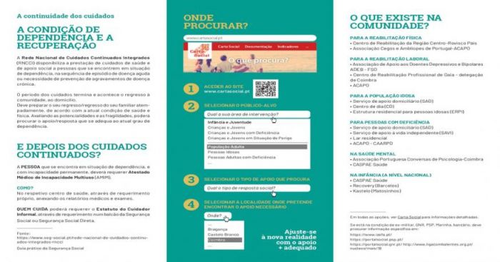 E depois dos Cuidados Continuados, sabe que respostas existem? 