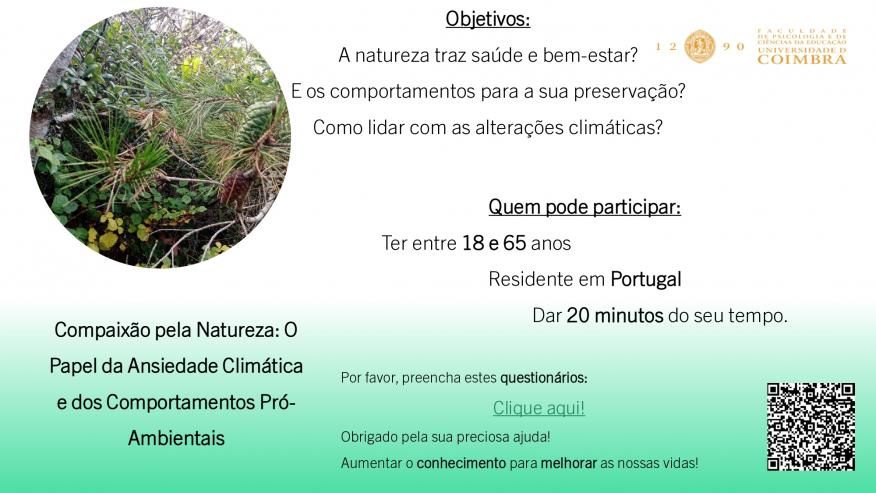 Compaix&atilde;o pela Natureza - Preenchimento de inqu&eacute;rito
