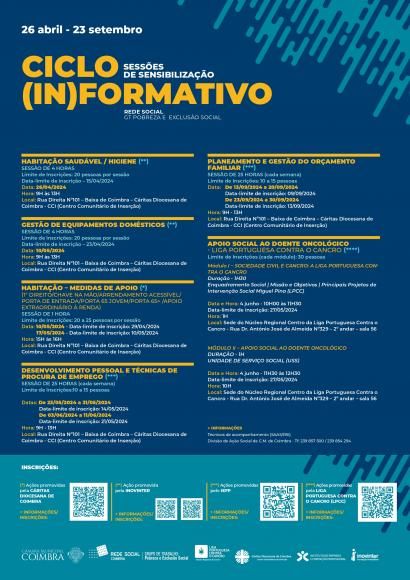 &ldquo;O Grupo de Trabalho Pobreza e Exclus&atilde;o Social da Rede Social de Coimbra, vai realizar seis a&ccedil;&otilde;es de sensibiliza&ccedil;&atilde;o