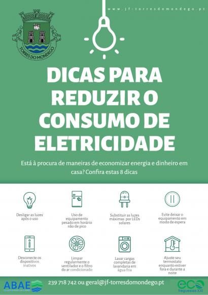 Dicas de poupan&ccedil;a de energia...