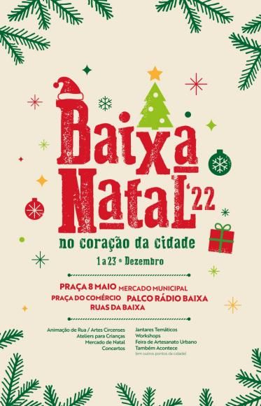 N&atilde;o sabe por onde passear neste Natal em Coimbra? Visite a baixa de 1 a 23 de Dezembro.
