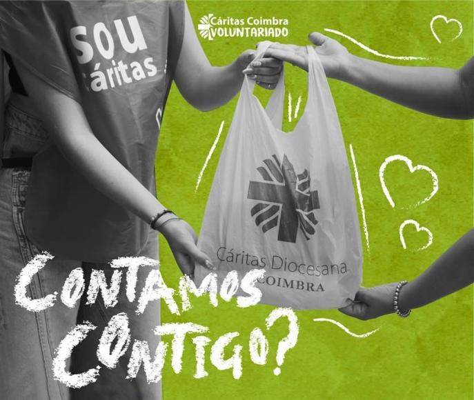 C&aacute;ritas Diocesana de Coimbra - Campanha de recolha de bens alimentares e produtos de higiene