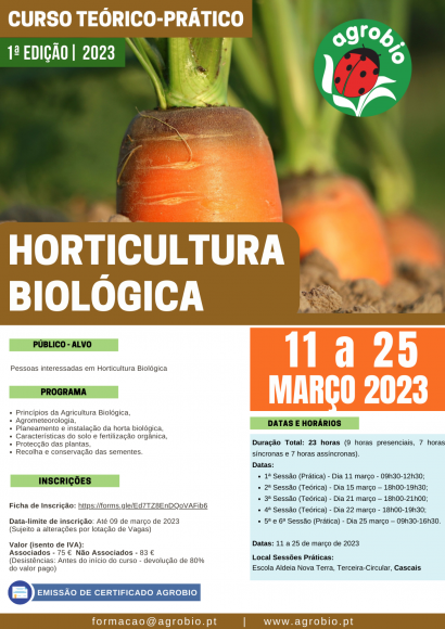 "HORTICULTURA BIOL&Oacute;GICA" 