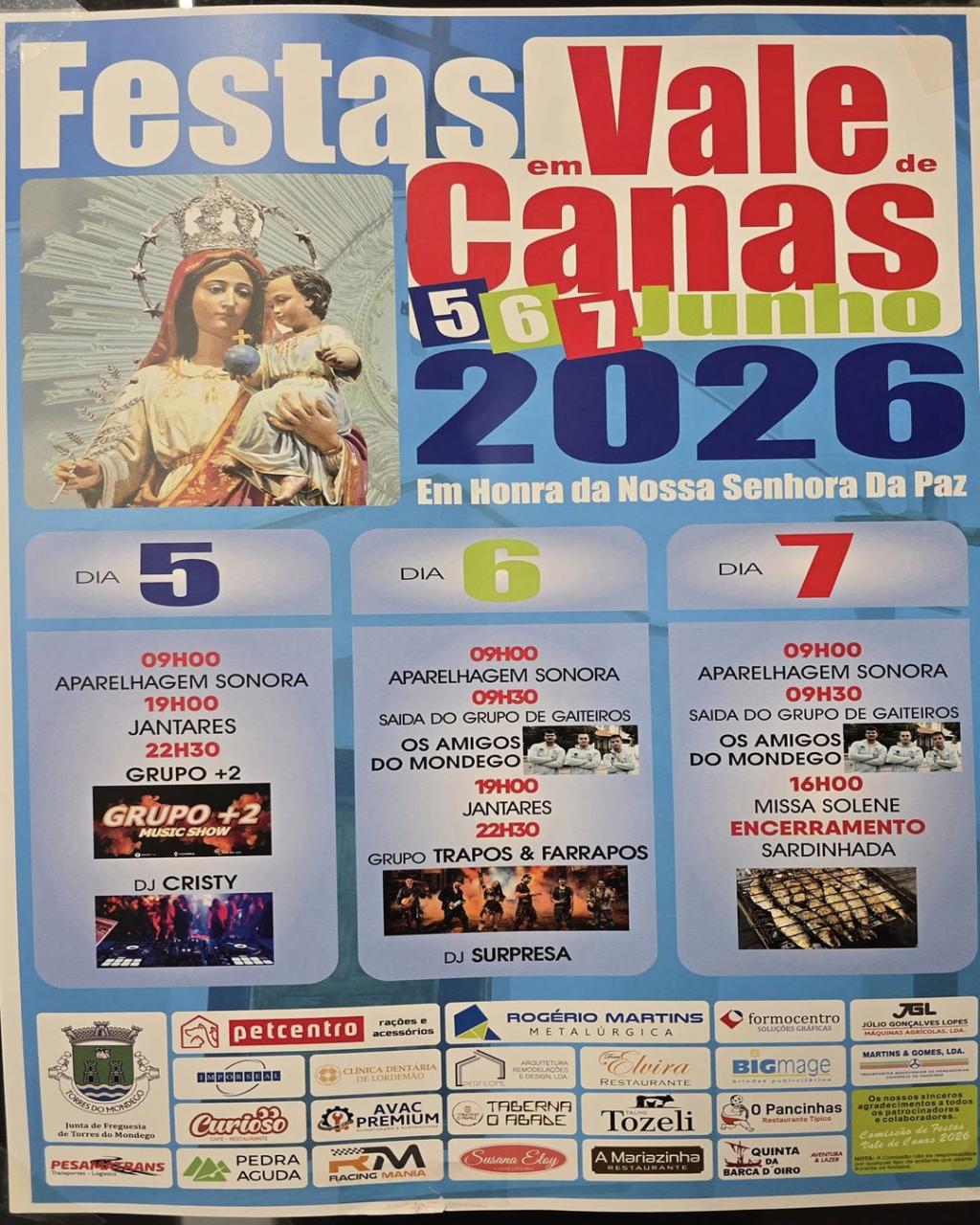 AS FESTAS DE VALE DE CANAS EST&Atilde;O DE VOLTA!