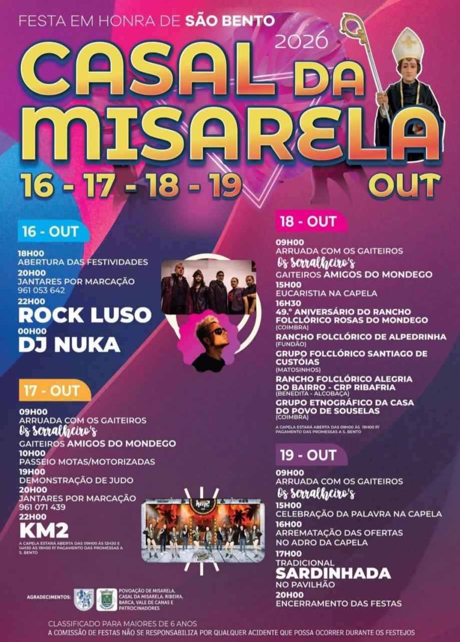 FESTAS EM HONRA DE S&Atilde;O BENTO | CASAL DA MISARELA